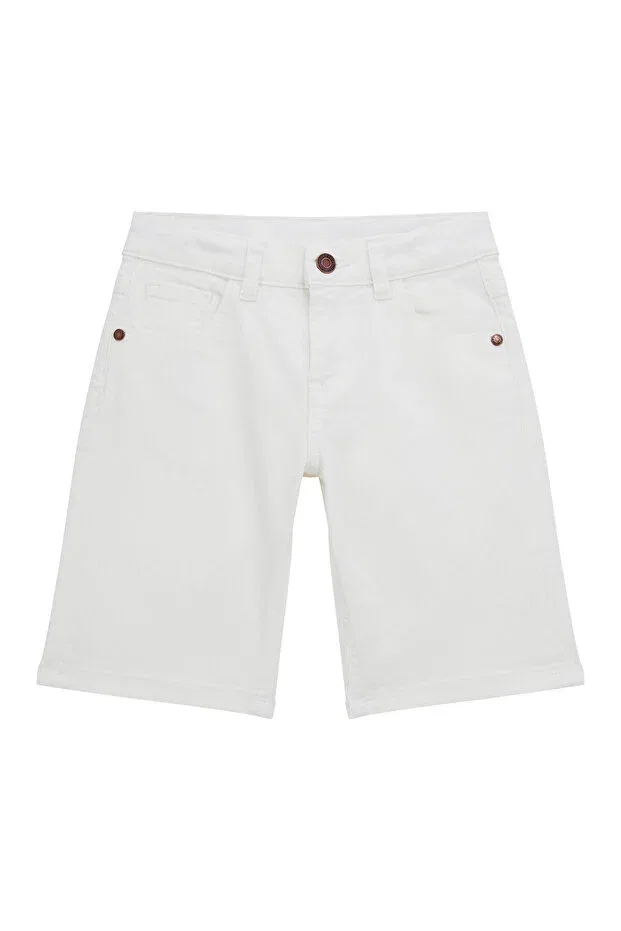 Детские шорты для мальчиков с принтом Guess, White