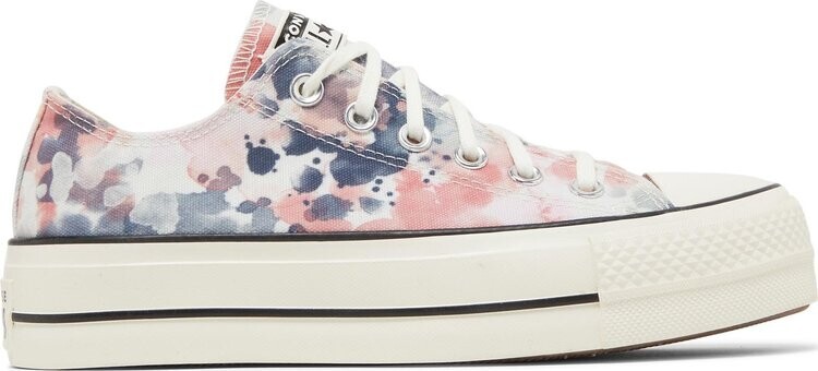 Кроссовки Converse Wmns Chuck Taylor All Star Platform Low Washed Florals, разноцветный