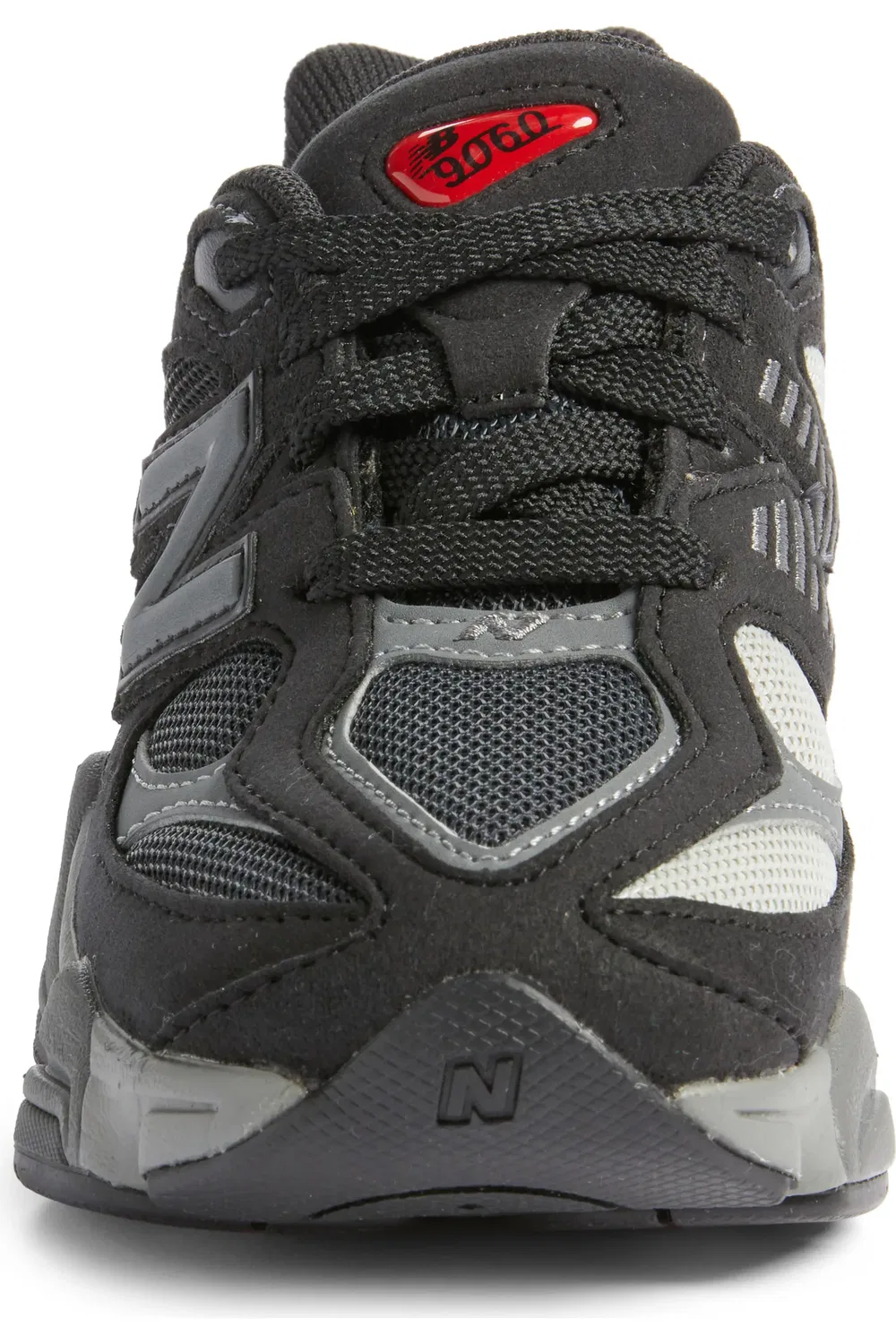 Детские кроссовки на толстой подошве 9060 New Balance, Black/Castle Rock — фото 4