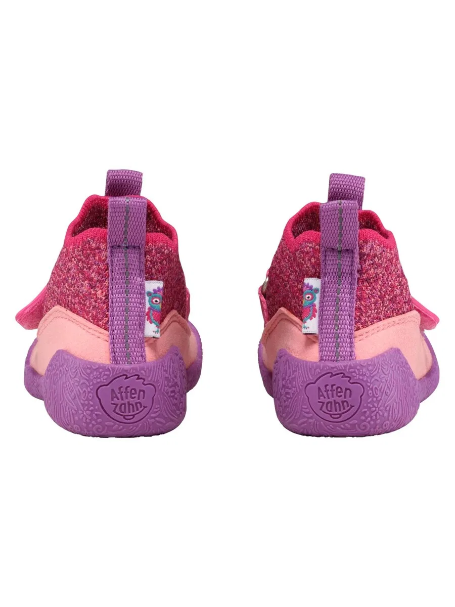 Детские кроссовки Affenzahn First-Step 'Knit Toddly Knit Toddly' в пастельно-розовом цвете — фото 3