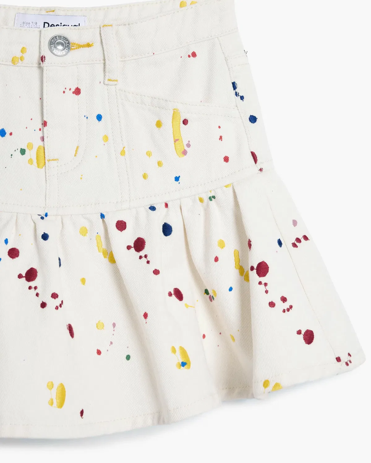 Детская юбка для девочек с принтом Splash Desigual, Multicolor — фото 3