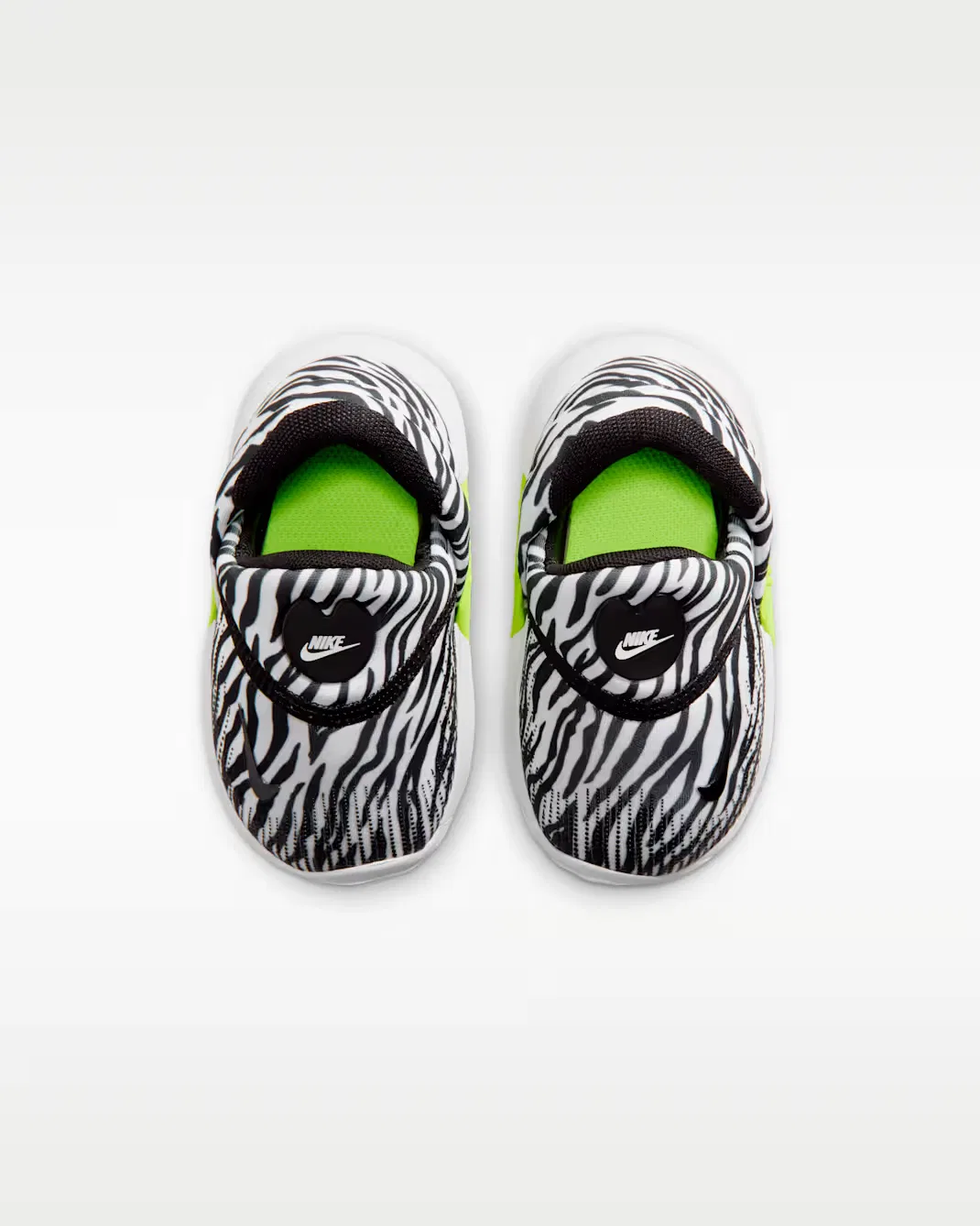 Детская/подростковая обувь Nike Swoosh Go, White/Volt/Black — фото 4
