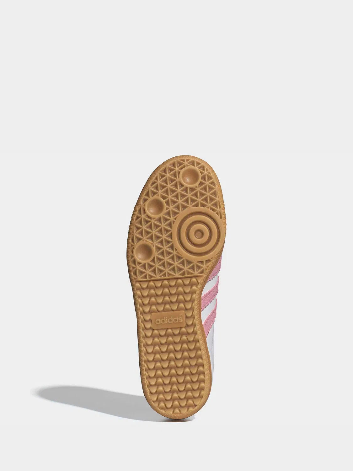 Кроссовки Samba OG, adidas Originals, бело-розовые — фото 4
