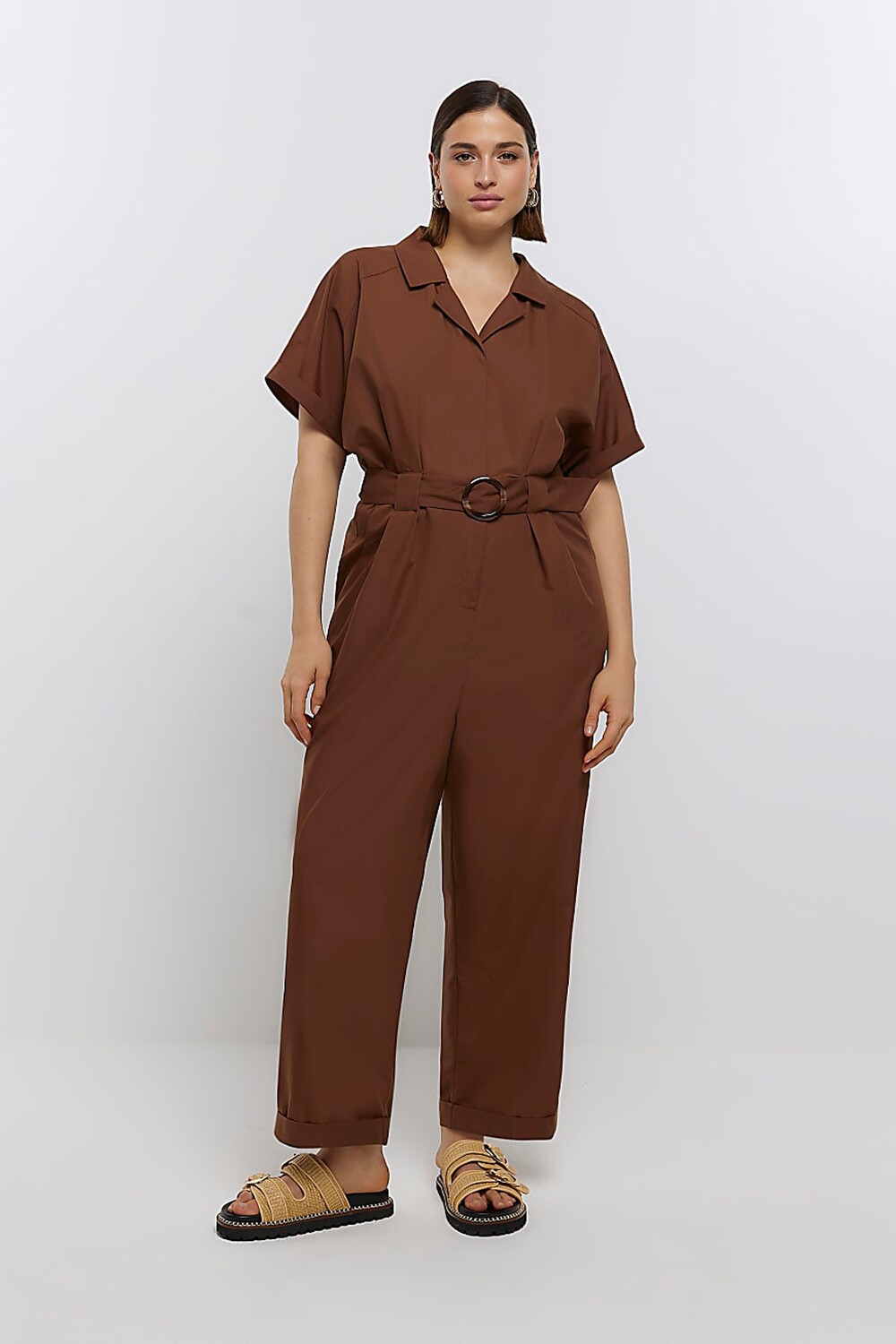 

Плюс комбинезон хозяйственный River Island, коричневый