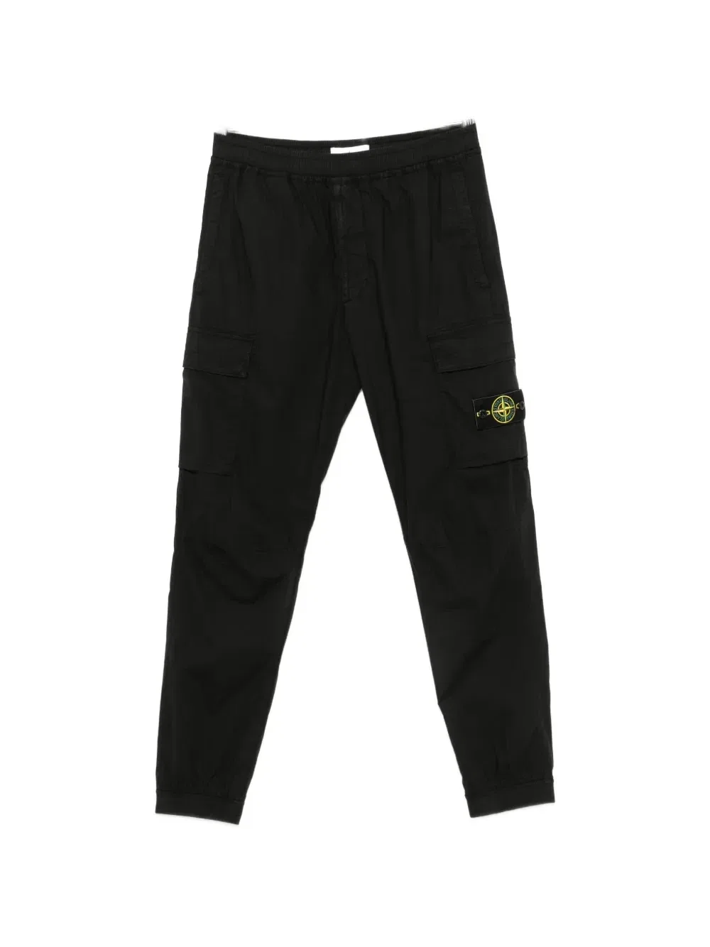 Брюки с нашивкой-логотипом Stone Island, черный
