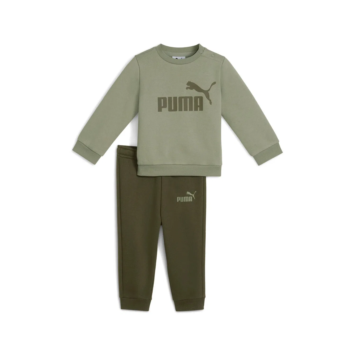 Детский спортивный костюм Minicats Ess Crew Set Puma, Grun