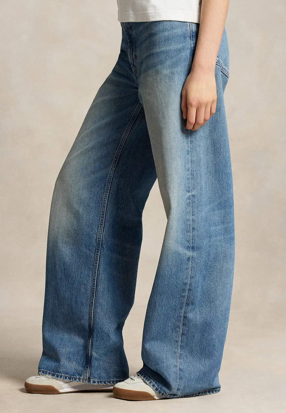 Свободные джинсы с широкими штанинами - широкие штанины Polo Ralph Lauren, Pali Wash — фото 4