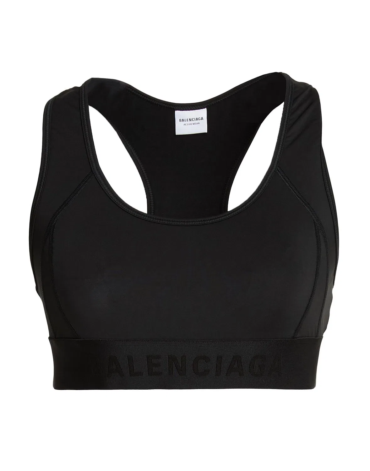 Женский спортивный топ без рукавов Balenciaga, черный