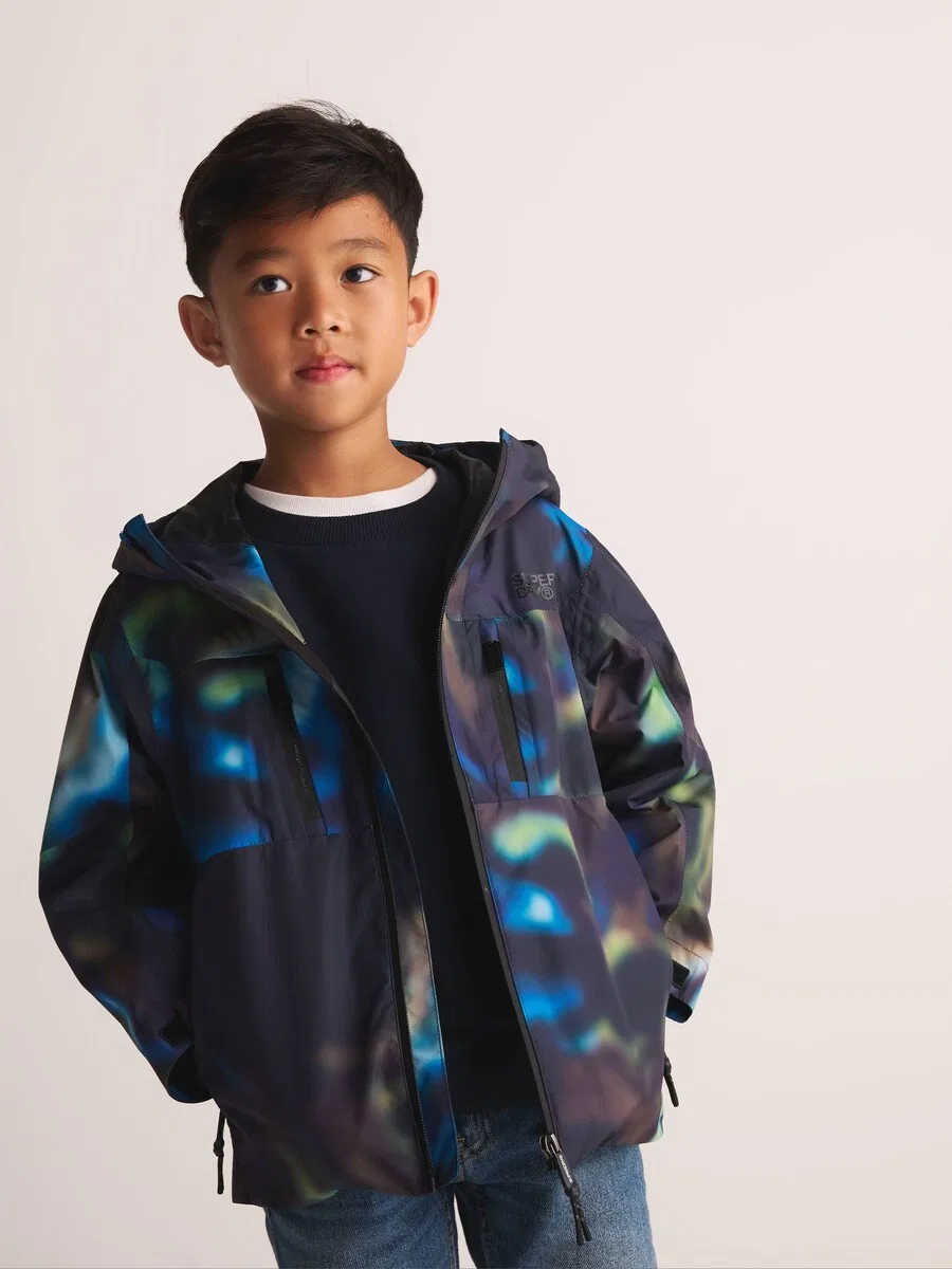 Куртка Superdry & Co для межсезонья, синего и темно-синего цвета — фото 2