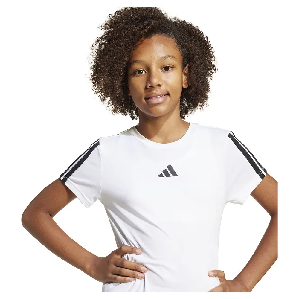 Футболка с коротким рукавом Training Essentials 3 Stripes Adidas, белый — фото 4