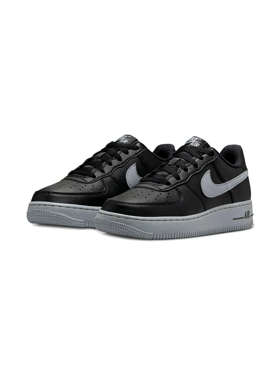 Кроссовки Air Force 1 Low 'Black Wolf Grey' Nike, черный