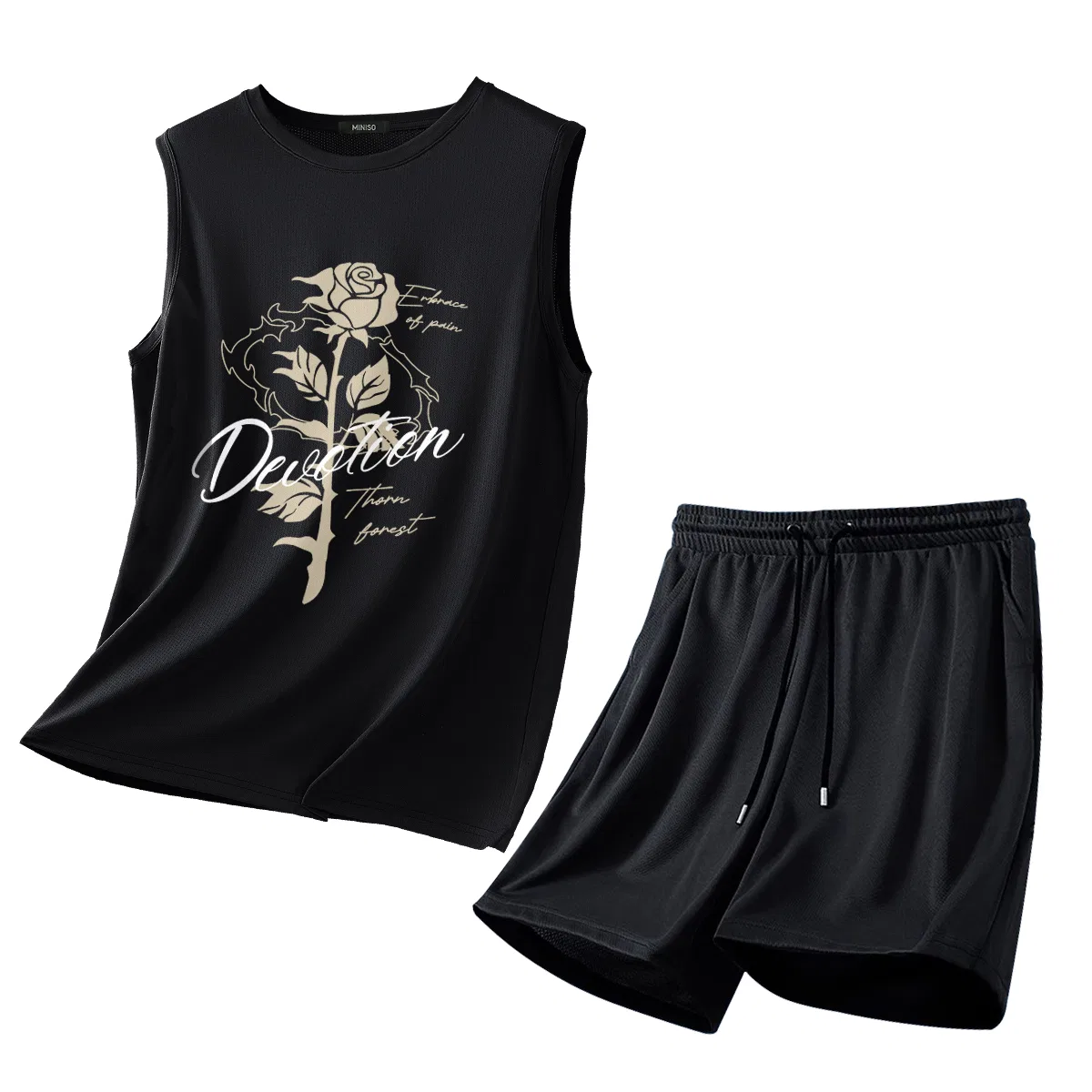 Детский комплект спортивной одежды Y Big Beloved Thorn MINISO, Black Y Big Beloved Thorn