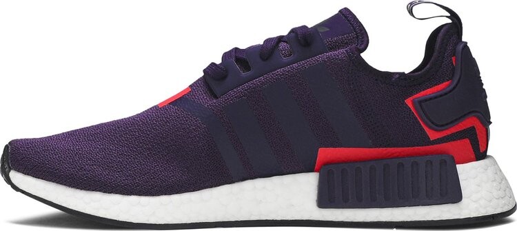 Кроссовки Adidas NMD_R1 'Colorblock - Purple Red', фиолетовый — фото 4