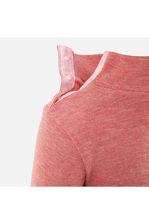 Детское термобелье для девочек с длинным рукавом Decathlon, Pink — фото 2