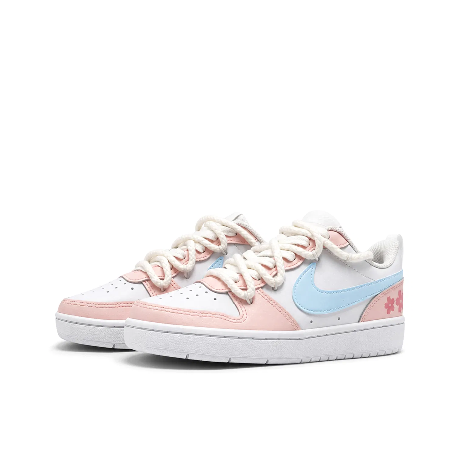 Кроссовки для скейтбординга Court Borough Kids, Nike, Pink — фото 4