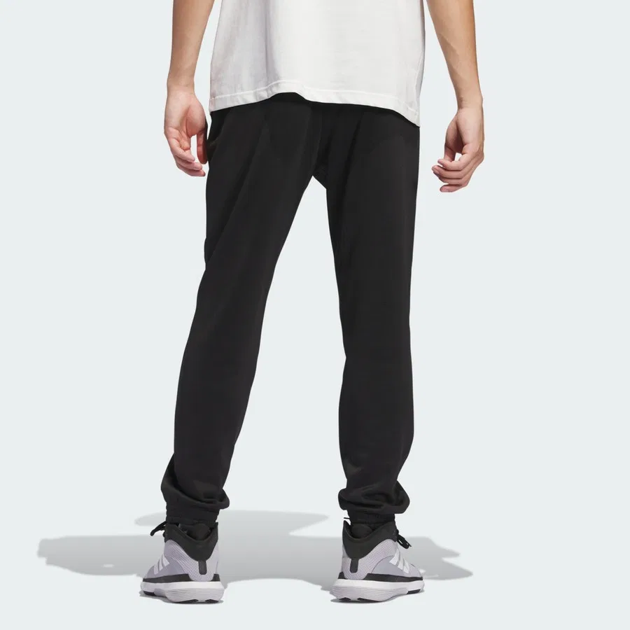 Спортивные брюки с утеплением из флиса Performance JX1735 adidas, Черно-белый — фото 2