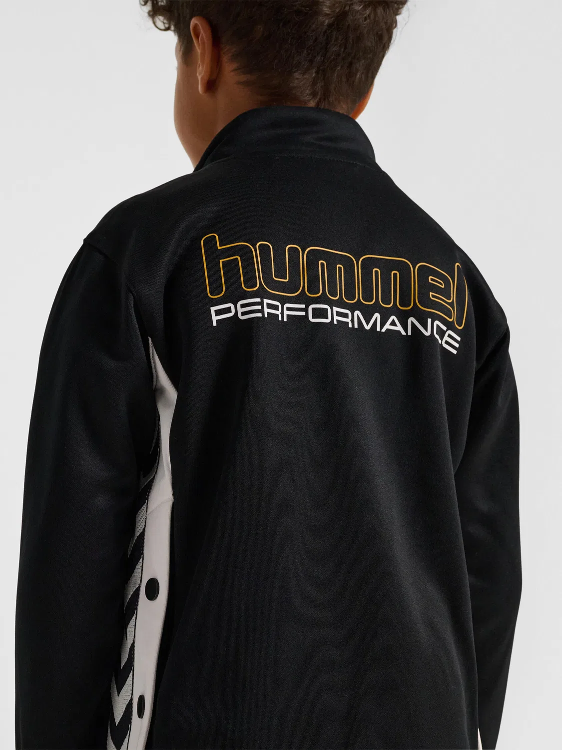 Детская куртка с принтом Hmljr Chevron Hummel, Черный — фото 4