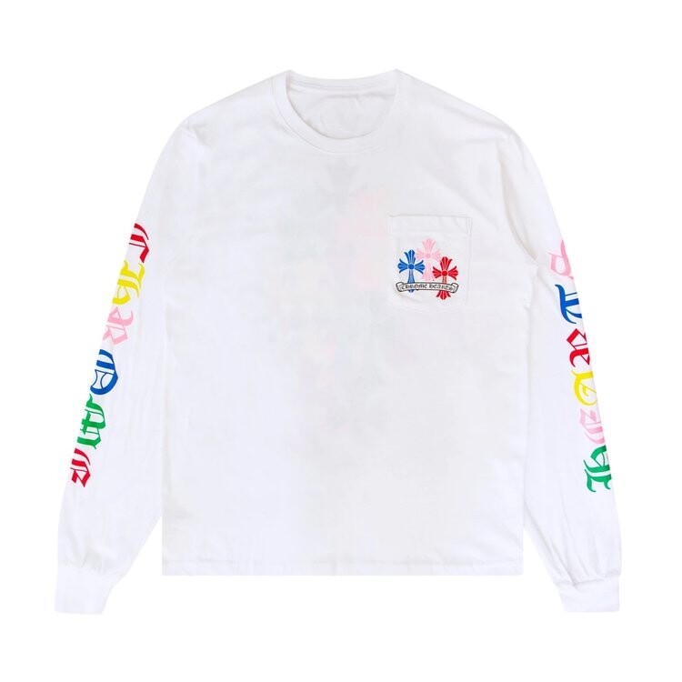 

Лонгслив Chrome Hearts Multicolor Long-Sleeve 'White', белый