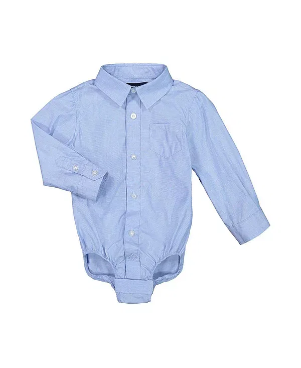 Детская рубашка с длинным рукавом Andy & Evan, Medium Blue