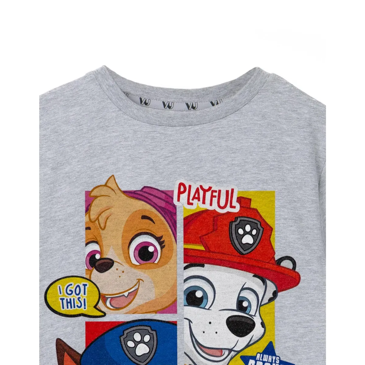 Детская футболка с коротким рукавом Peekaboo Paw Patrol, Grey — фото 3