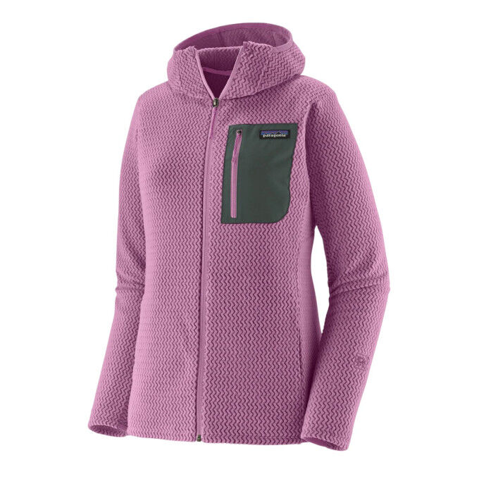 

Женская флисовая куртка с капюшоном Patagonia R1 Air - Brisk Purple