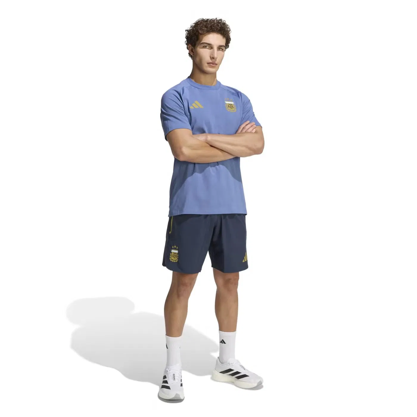 Шорты с принтом Argentina Tiro Adidas, темно-синий — фото 4