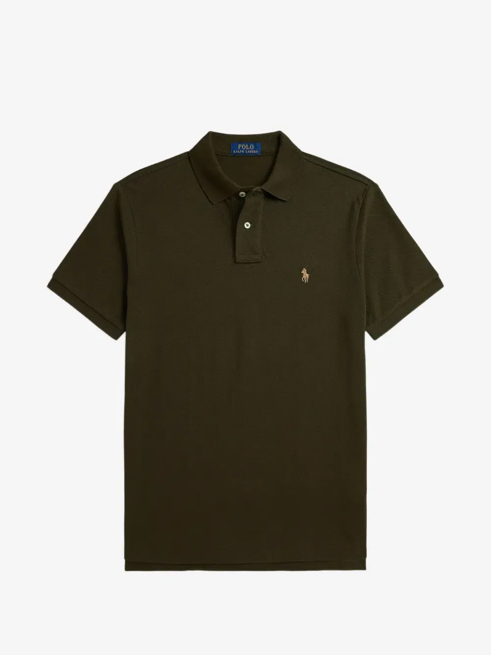 Футболка-поло пике с вышивкой логотипа Polo Ralph Lauren, зеленый