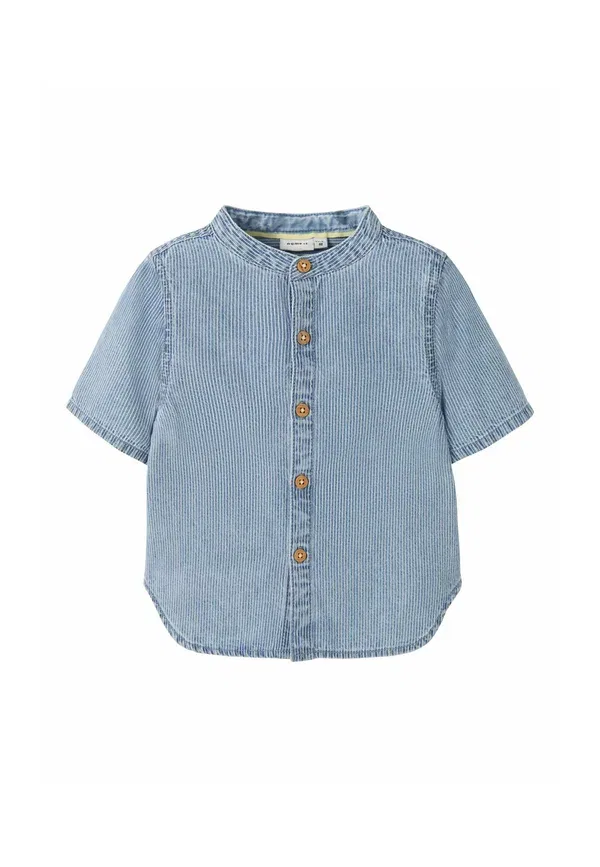 Рубашка джинсовая Denim-shirt Name It, Light Blue Denim, светло-голубой — фото 3