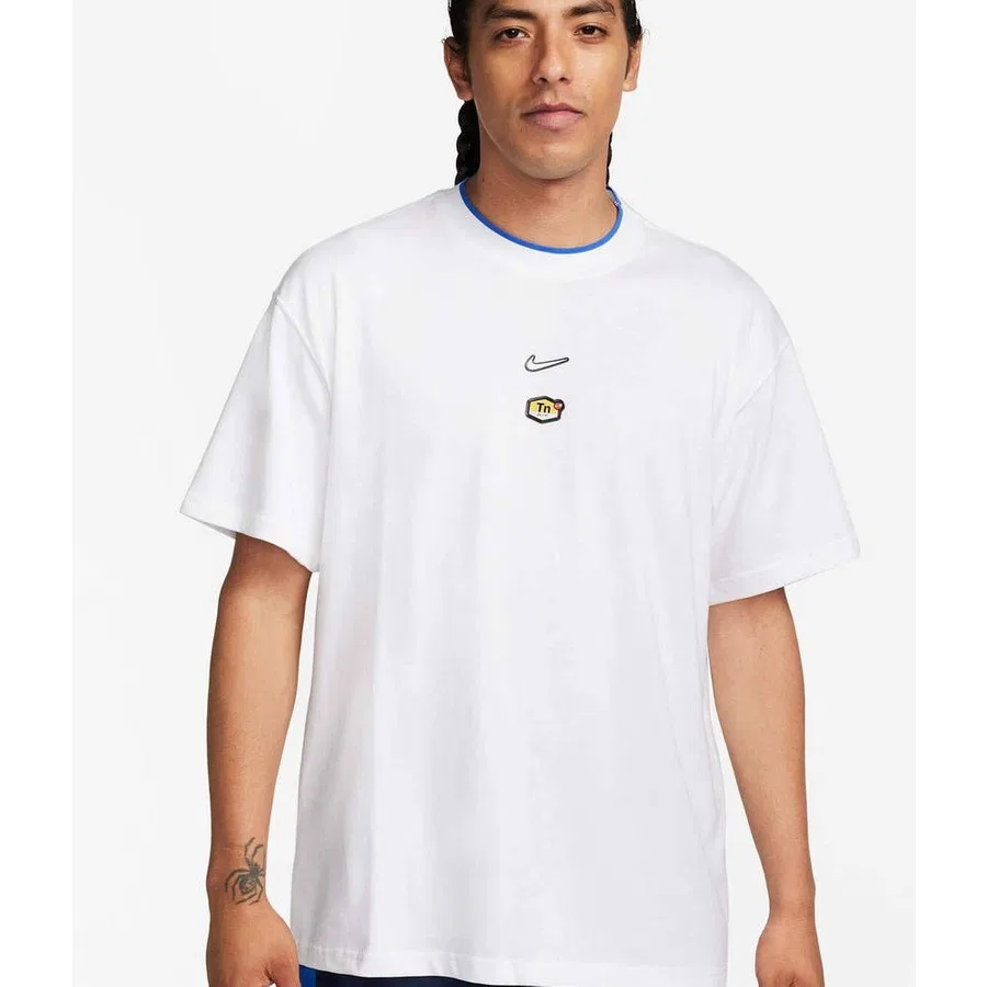 Мужская футболка с принтом Nike Sportswear Air Tuned Patch, Белый