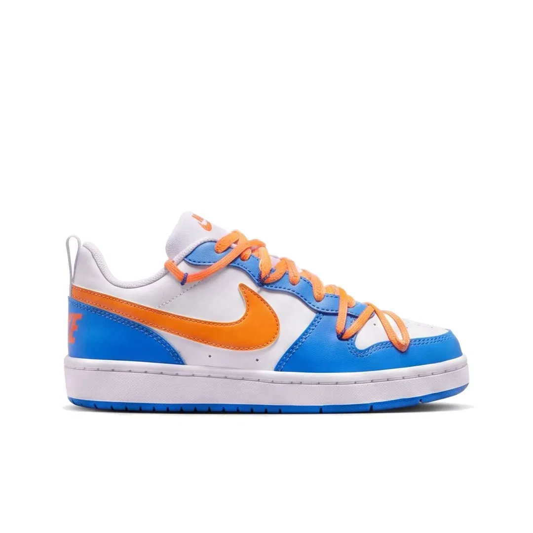 Детские скейтбординг-кроссовки Court Borough, Nike, Orange Blue — фото 4