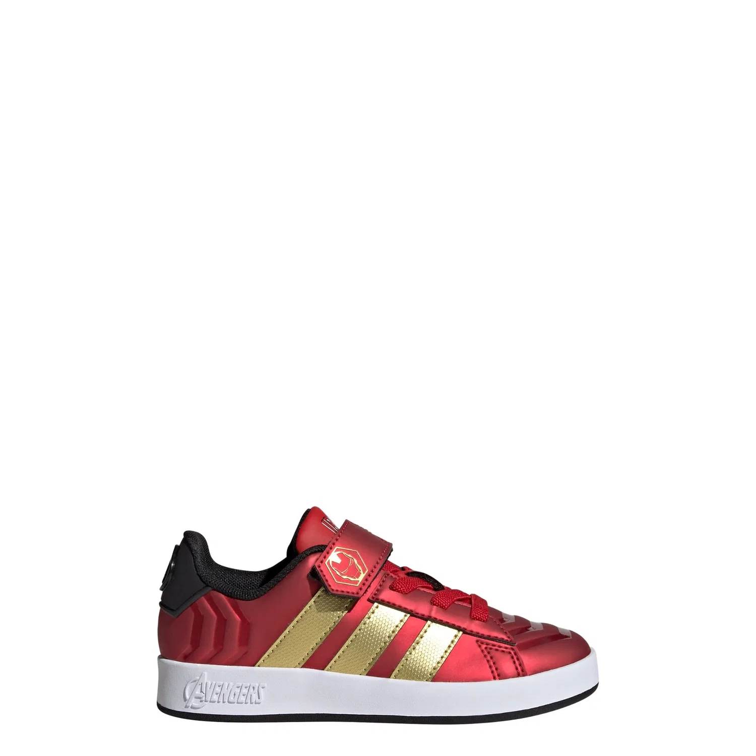 Спортивные кроссовки Adidas Sportswear Marvel Avengers Grand Court красного цвета — фото 2