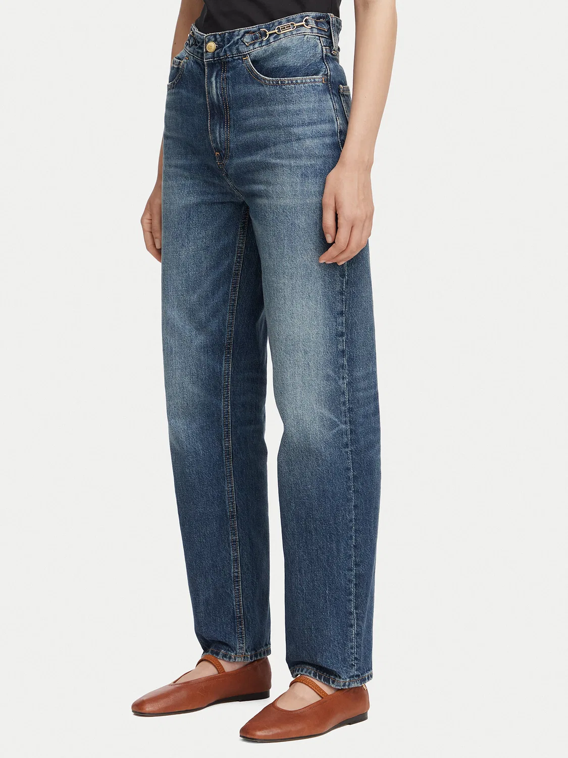 Женские джинсы прямого кроя Cam Tommy Hilfiger, синий
