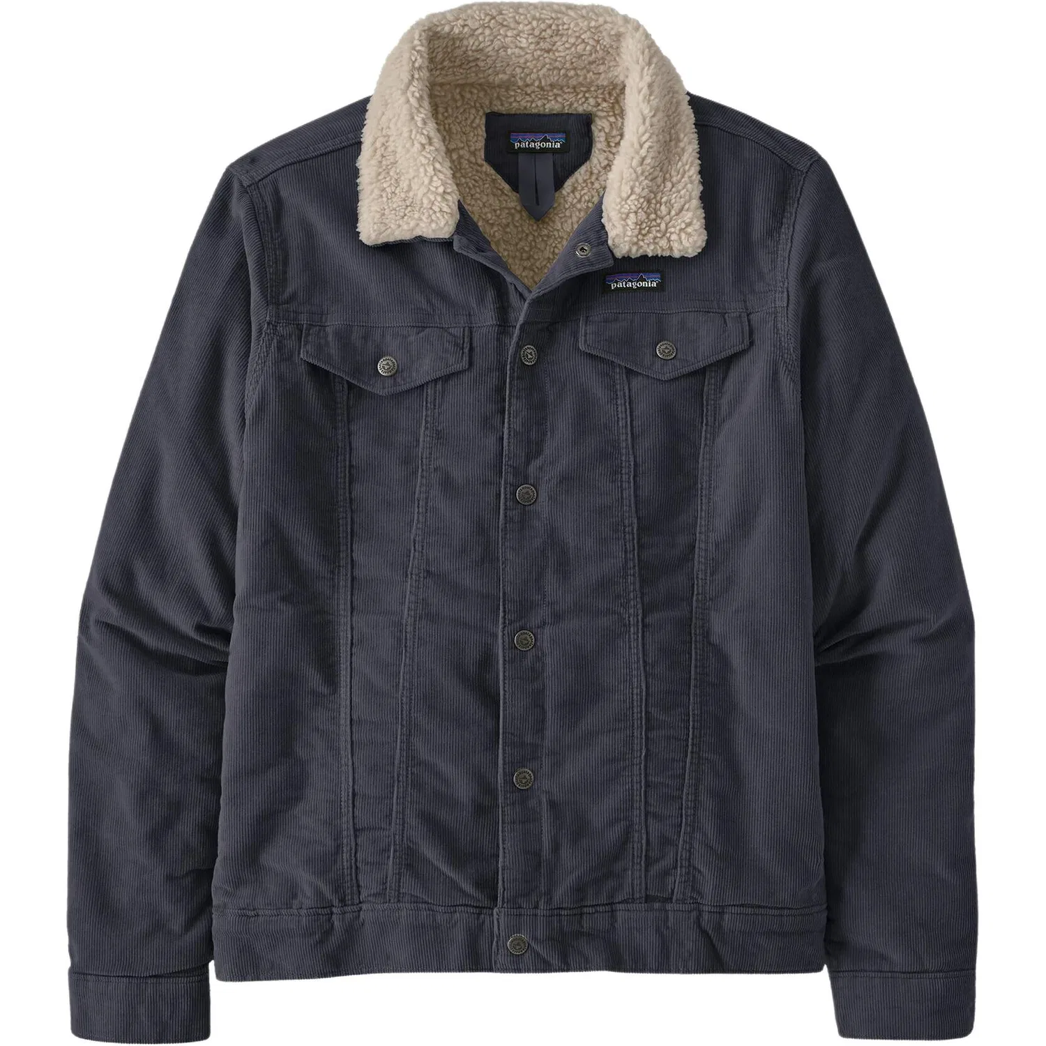 Мужская пуховая куртка с отложным воротником, утепленная, Smolder Blue/SMDB, Patagonia
