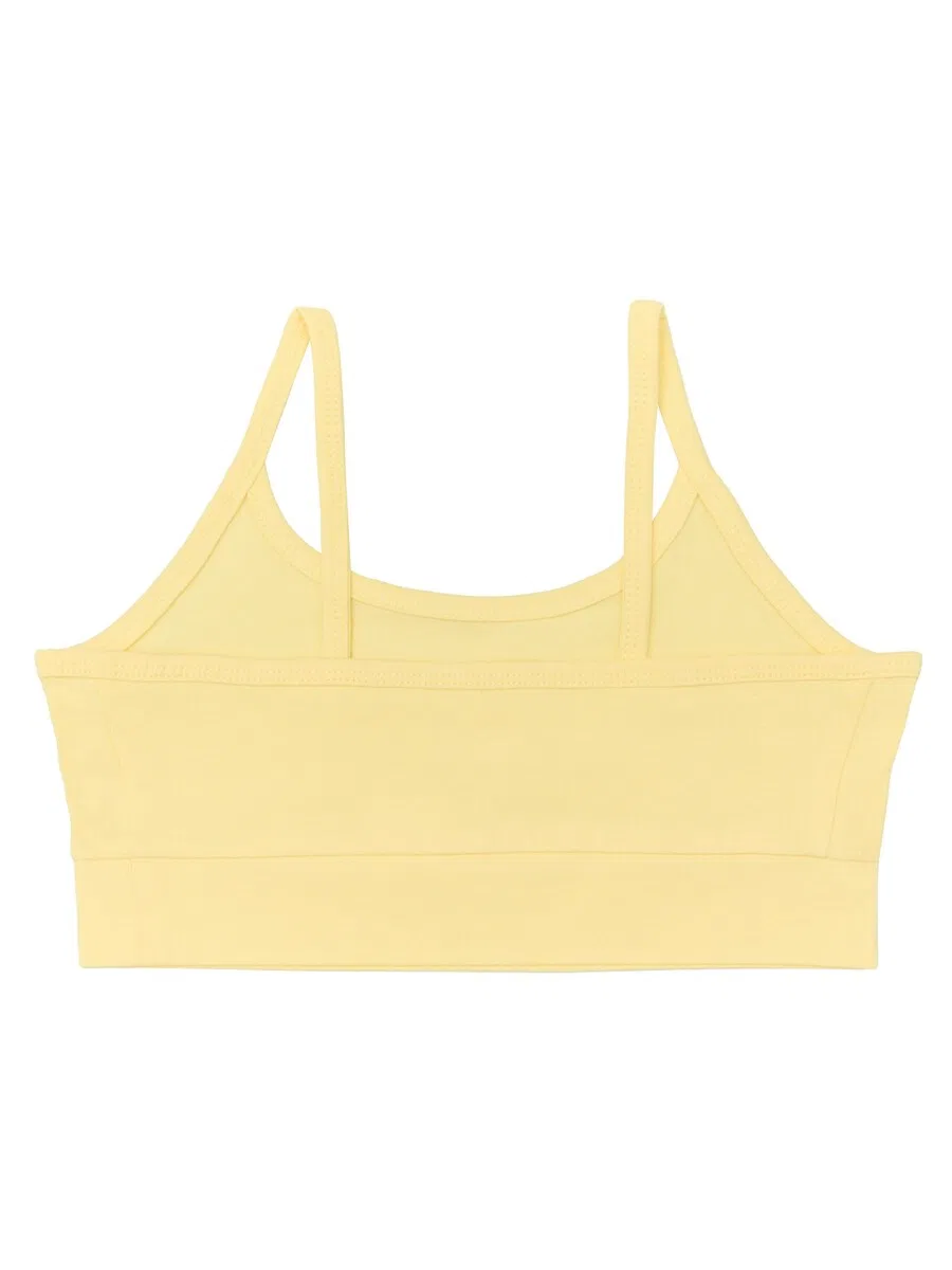 Топ Albero Natur Top 'Madchen Bustier aus Bio-Baumwolle' цвета лимонно-желтый — фото 2