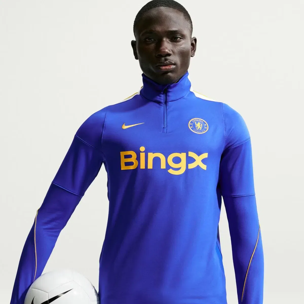 Мужская футболка Nike Chelsea FC 2026-2027 Dri-FIT Strike Drill Top, Azul