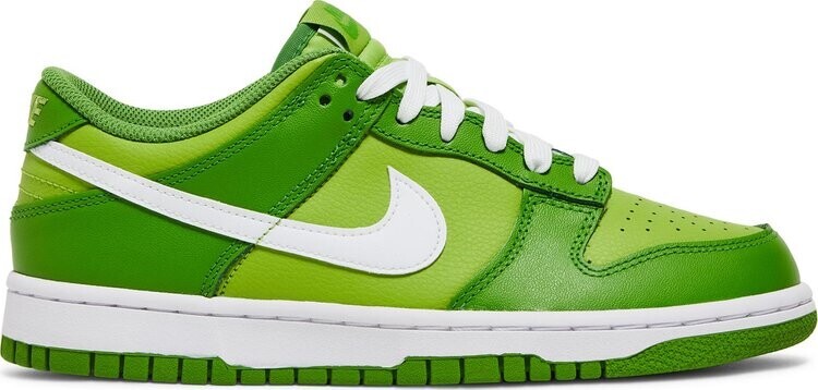 

Кроссовки Nike Dunk Low GS 'Chlorophyll', зеленый