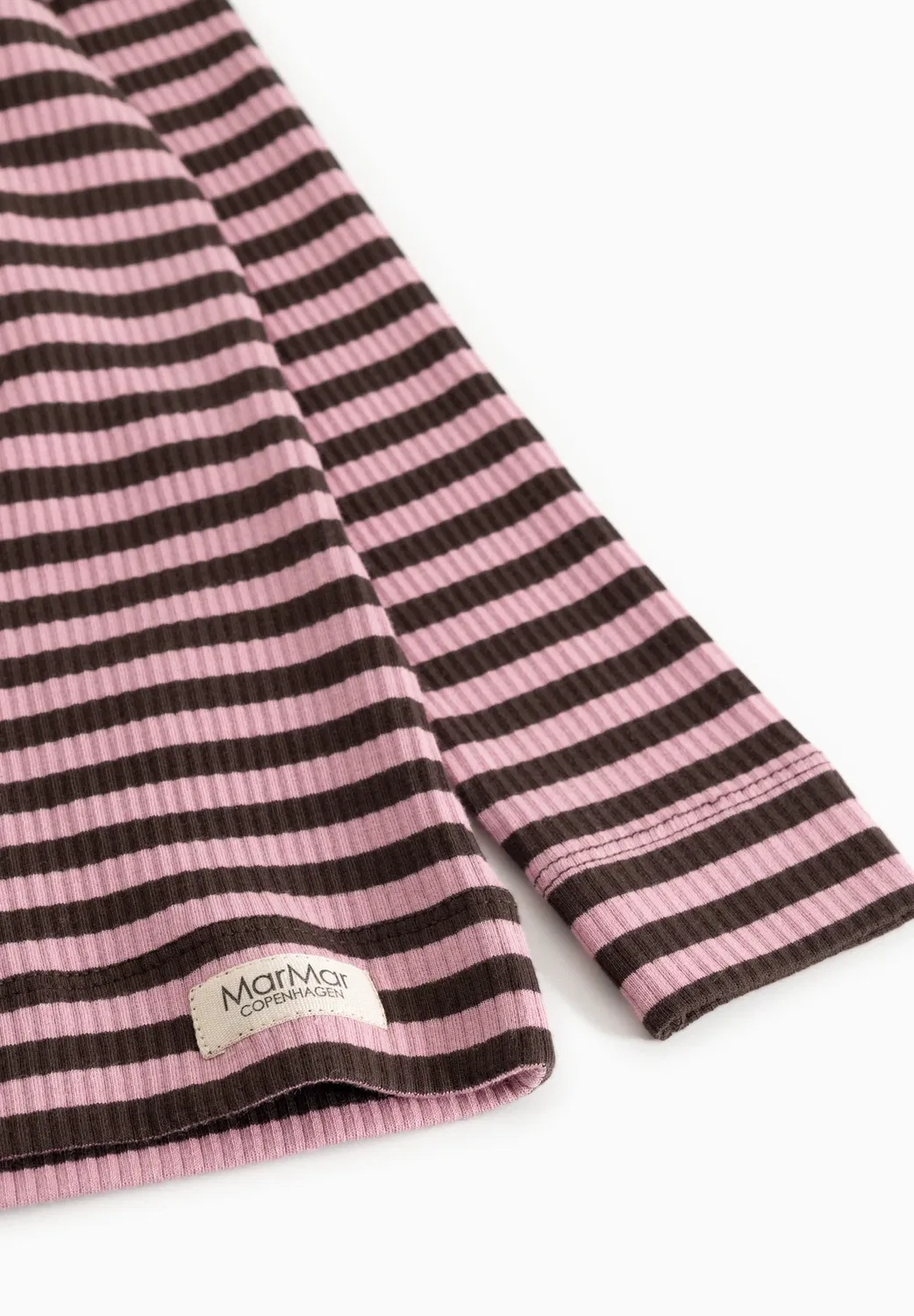 Однотонная футболка унисекс с длинными рукавами Marmar Copenhagen, Pink Heather — фото 3