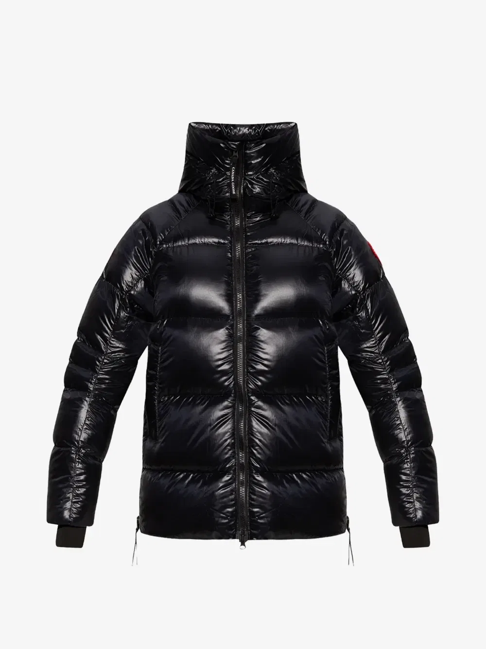 Стеганая куртка с капюшоном Canada Goose, черный