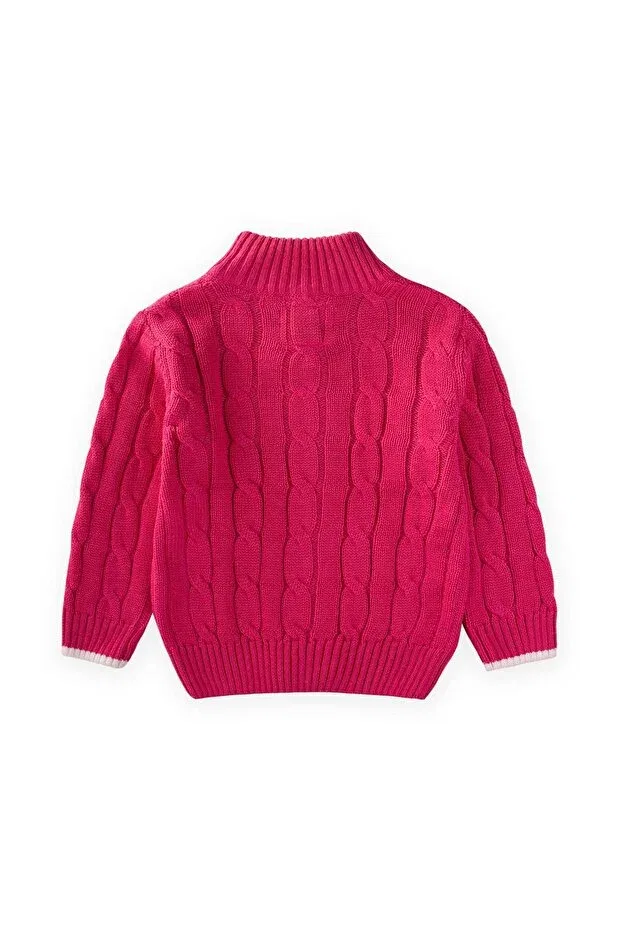 Детский кардиган для девочек вязаный Hair Knitted Cardigan Cigit, Floria — фото 3