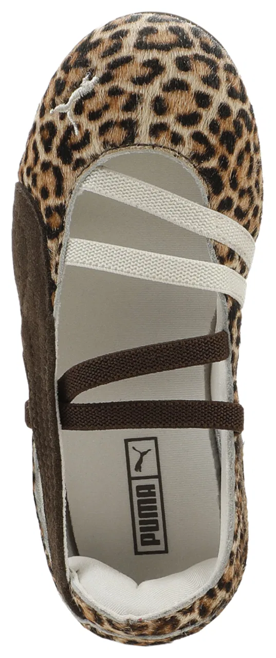 Туфли-лодочки для девочек Speedcat Ballet Wild PUMA, цвет Brown/Tan — фото 4