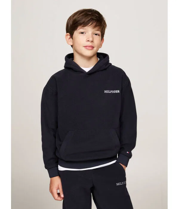 Детское худи для мальчиков хлопковое Tommy Hilfiger, Blu Marino