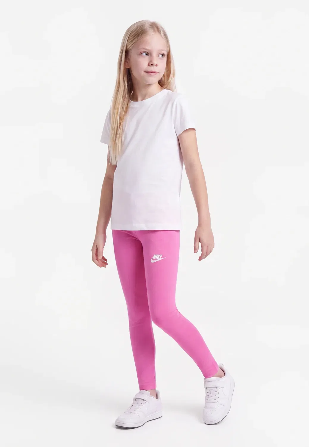 Леггинсы Nike Sportswear, Playful Pink/ White