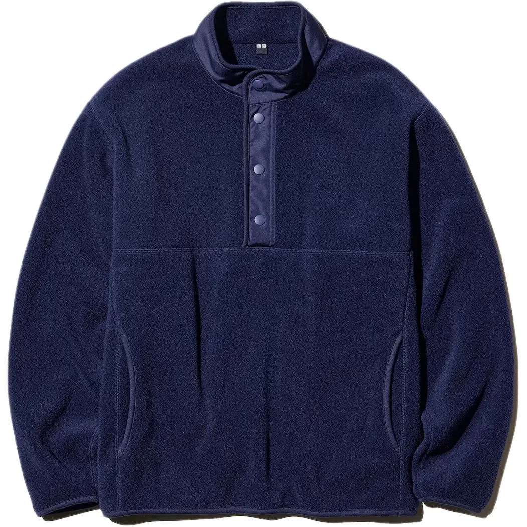 Мужской флисовый топ Moderate Marine Blue UNIQLO, Marine Blue