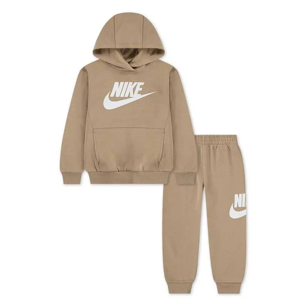 Комплект из футерной ткани с длинным рукавом Nike, бежевый