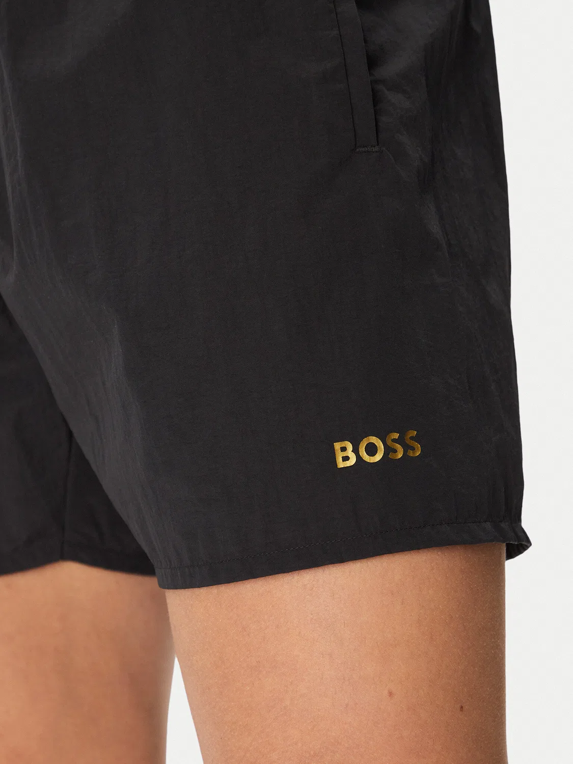 Мужские плавки-шорты стандартного кроя Ole Boss, черный — фото 4