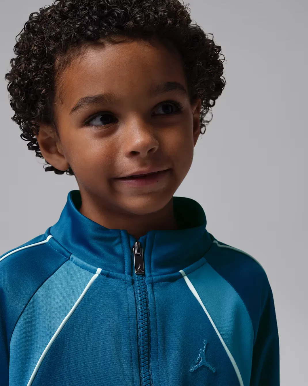 Little Kids' Colorblock 2-Piece Tricot Piping Set Jordan, True Blue — фото 4