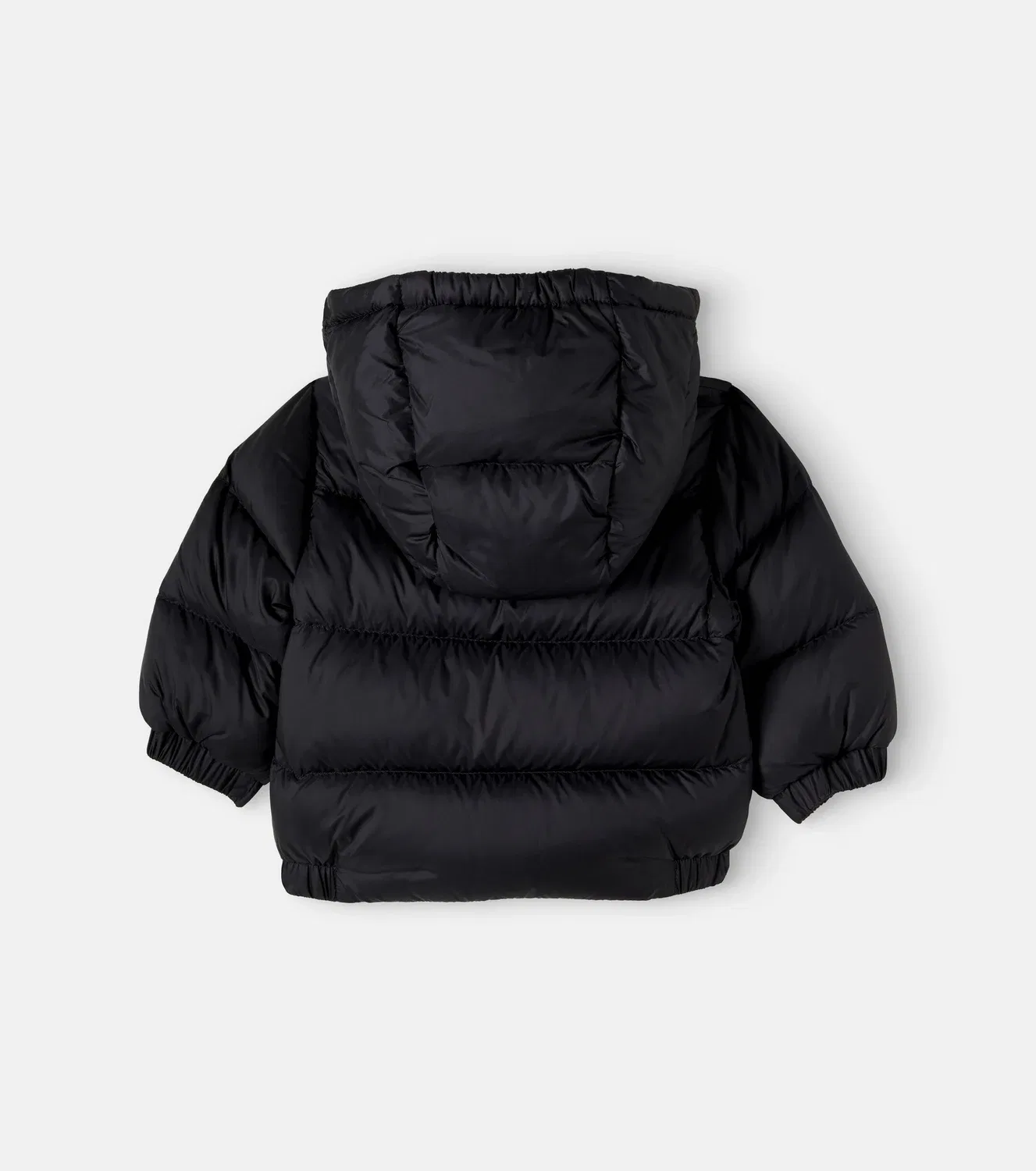 Детская легкая куртка с капюшоном Moncler Enfant, черный — фото 3