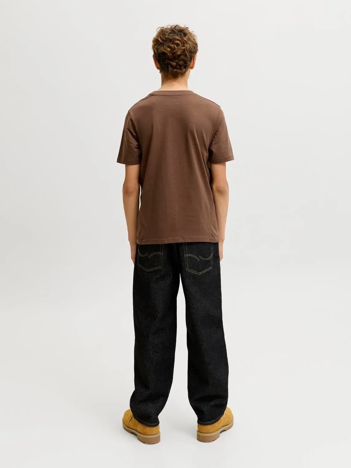 Футболка JJESTAR Jack & Jones Junior, коричневый — фото 4
