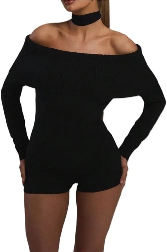Женское длинное платье с длинным рукавом, Black