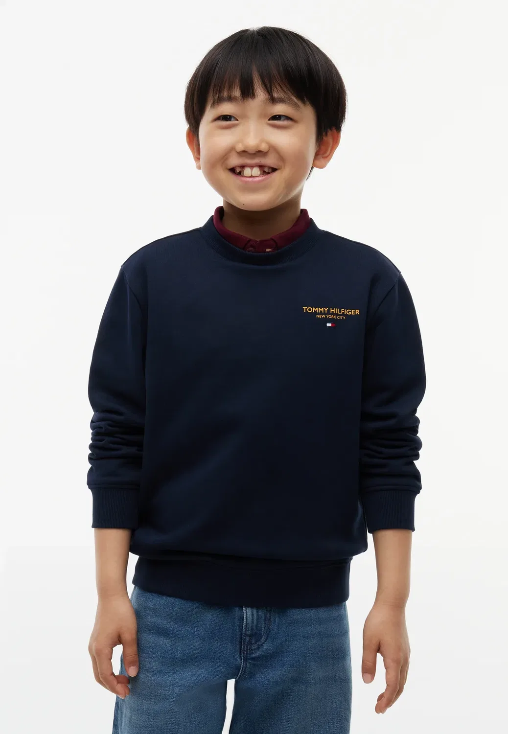 Унисекс толстовка с логотипом Essential Tommy Hilfiger, Dark Blue
